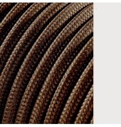 Carrete cable cordón tubular h03vv-f 2 x 0,75 mm² marrón, 5 m