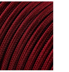 Carrete cable cordón tubular h03vv-f 2 x 0,75 mm² burdeos, 5m