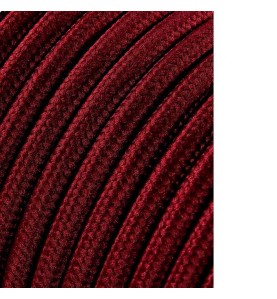 Carrete cable cordón tubular h03vv-f 2 x 0,75 mm² burdeos, 5m
