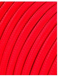 Carrete cable cordón tubular h03vv-f 2 x 0,75 mm² rojo, 5 m