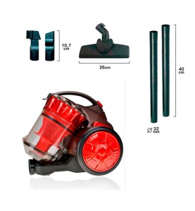 Aspirador sin bolsa multiciclonico pequeño 2,2 l 700 w