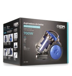 Aspiradora sin bolsa multiciclonico clase "a" 700 w 2,5 l