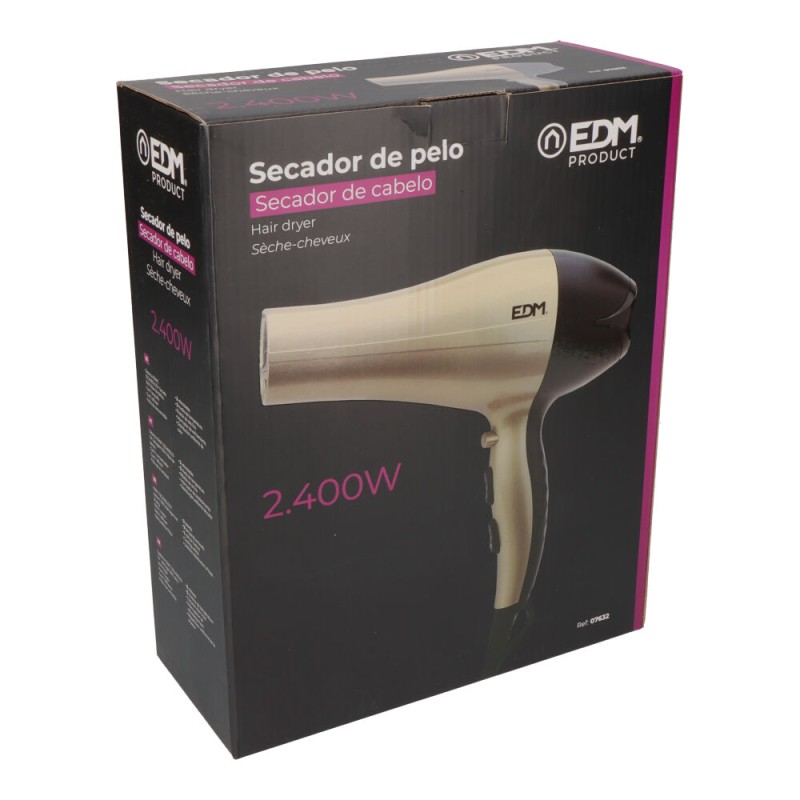 Secador de pelo con difusor ionico 1900 - 2300 w