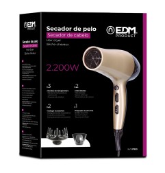 Secador de pelo con difusor 1800 - 2200 w