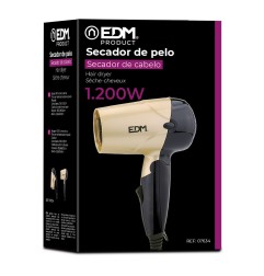 Secador de pelo de viaje bi-tension 1000 - 1200 w