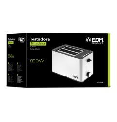 Tostadora doble ranura white design 850 w