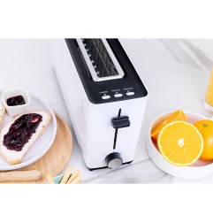 Tostadora ranura larga white design 900 w