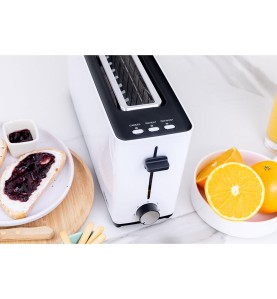 Tostadora ranura larga white design 900 w
