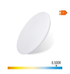 Aplique led circular de superficie 24 w 6500 k 2490 lm ø38 x 6,2 cm