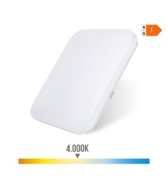 Aplique led cuadrado extraplano de superficie 24 w 4000 k 2490 lm 36,7 x 36,7 x 6,2 cm