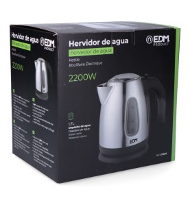Hervidor de agua electrico "kettle". 2200 w 1,7 l