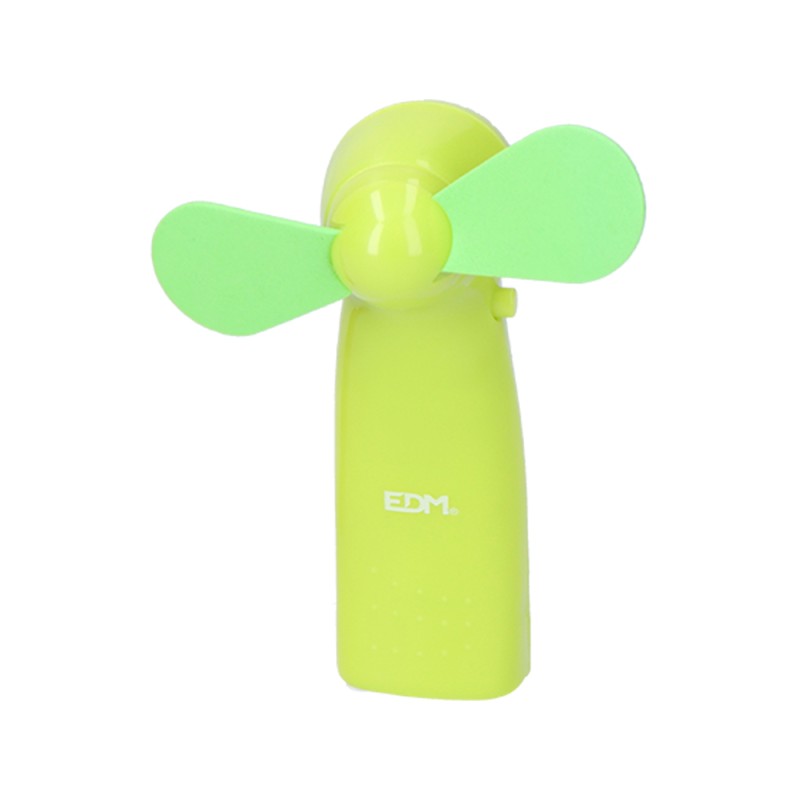 Ventilador a pilas "funny colors" 2 x aa (no incluidas) edm colores surtidos