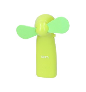 Ventilador a pilas "funny colors" 2 x aa (no incluidas) edm colores surtidos