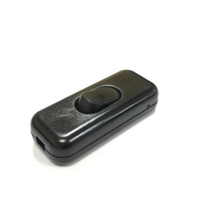 Interruptor de paso, 4a 250v~, negro (retractilado)