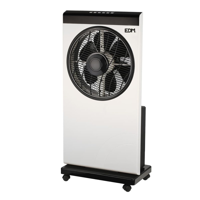Ventilador nebulizador, mando a distancia, blanco/negro, potencia 80 w, 59,22 db, aspas ø30 cm 39 x 24 x 84 cm
