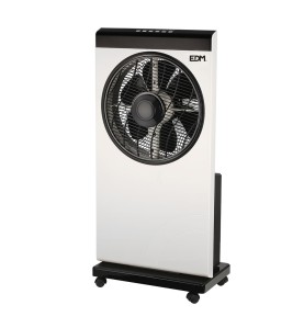Ventilador nebulizador, mando a distancia, blanco/negro, potencia 80 w, 59,22 db, aspas ø30 cm 39 x 24 x 84 cm