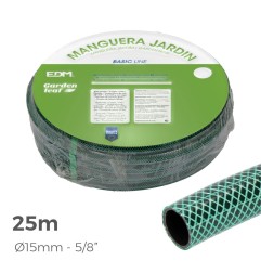 Manguera de jardin basic 25 m (5/8" 15 mm)