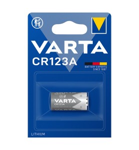 Pila varta lithium cr123a 3v (blister 1 unid.) ø17x34,5mm