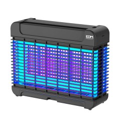 Mata insectos profesional electronico con led 10w 100m² 31,6x10x26,3cm color negro edm
