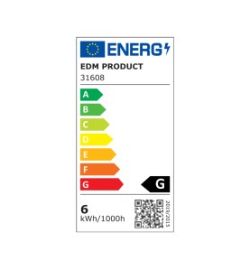 Mini downlight led empotrable cuadrado 6 w 4000 k luz dia color cromo 11,7 x 11,7 cm