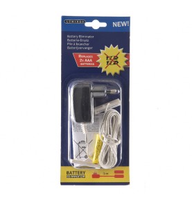 Eliminador de pilas 3v de interior para productos con 2xaaa
