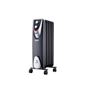 Radiador sin aceite 400 / 600 / 1000 w con 6 elementos modelo black edition