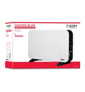 Convector de aire modelo standard 2000 w con soporte mural