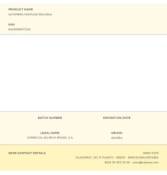 Alfombra ignifuga 50x100cm