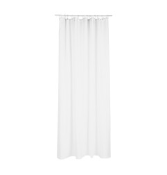 Cortina de baño polyester blanca 180 x 200 cm