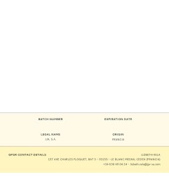 Alfombra de baño blanca 50 x 80 cm