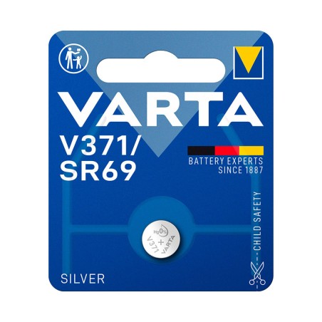 Micro pila de boton silver sr69 - v371 1,55v (blister 1 unid.) ø9,5x2,05mm