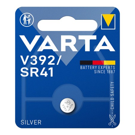 Micro pila de boton silver sr41 - v392 1,55v (blister 1 unid.) ø7,9x3,6mm