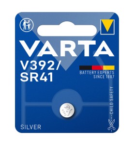 Micro pila de boton silver sr41 - v392 1,55v (blister 1 unid.) ø7,9x3,6mm