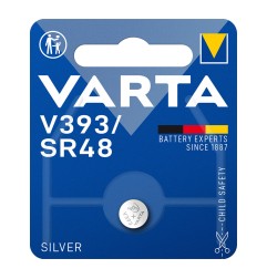 Micro pila de boton silver sr48 - v393 1,55v (blister 1 unid.) ø7,9x5,4mm