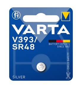 Micro pila de boton silver sr48 - v393 1,55v (blister 1 unid.) ø7,9x5,4mm