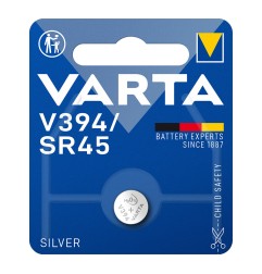Micro pila de boton silver sr45 - v394 1,55v (blister 1 unid.) ø9,5x3,6mm