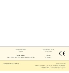 Micro pila de boton silver sr45 - v394 1,55v (blister 1 unid.) ø9,5x3,6mm