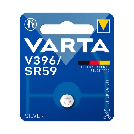 Micro pila de boton silver sr59 - v396 1,55v (blister 1 unid.) ø7,9x2,6mm