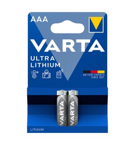 Pila varta ultra lithium aaa - lr03 (blister 2 uds) ø10,5x44,5mm