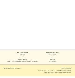 Pila varta ultra lithium aaa - lr03 (blister 4 uds) ø10,5x44,5mm