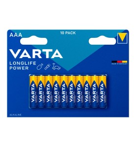 Pila alkalina longlife power aaa - lr03 (blister 10 uds) ø10,5x44,5mm