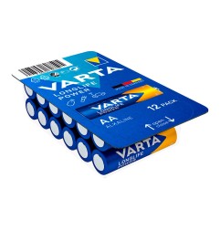 Pila alkalina longlife power aa - lr06 caja 12 uds ø14,5 x 50,5 mm