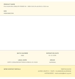 Pila alkalina longlife power aa - lr06 caja 24 uds ø14,5 x 50,5 mm