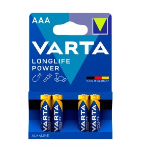 Pila alkalina longlife power aaa - lr03 2 tiras (10 blisters 4 uds) ø10,5x44,5mm precio por blister