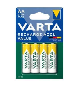 Pila recargable accu aa - hr6 2100 ma (blister 4 uds) ø14,5 x 50,5 mm