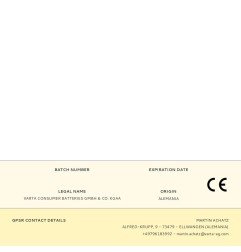 Pila varta recargable accu aaa - hr03 800 ma recycled (blister 4 unid.) ø10,5x44,5mm