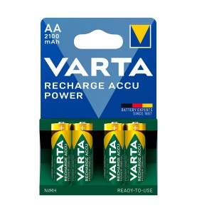 Pila recargable accu power aa - hr6 2100 ma (blister 4 uds) ø14,5 x 50,5 mm