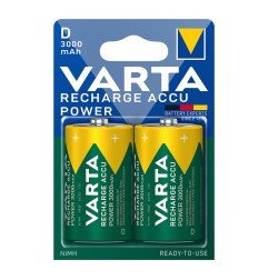 Pila recargable accu power d - hr20 3000 ma (blister 2 uds) ø34,2 x 61,5 mm