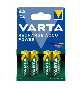 Pila recargable accu power aa - hr6 2600 ma (blister 4 uds) ø14,5 x 50,5 mm