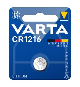 Micro pila de boton lithium cr1216 3v (blister 1 unid.) ø12,5x1,6mm